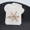 Accesorios para el cabello 2021 Nuevo Pasador de diamantes de imitación para mujer Copo de nieve Accesorios para el cabello coreanos Pinza para el cabello Pasador Estilo coreano Sombrerería Accesorios para el cabello