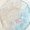 Jingdezhen nova pulseira de cerâmica pulseira de coração de menina infantil círculo único joia desenho animado fofo suprimento de barraca atacado