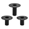 Venta al por mayor de fábrica Soporte de altavoz de hierro Ojo inferior Base de soporte para altavoz de escenario Accesorios de audio