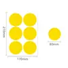 Pegatinas Adhesivas A5 de 80 mm, Pegatinas de Puntos de Papel Couché, Marcadores de Clasificación de Puntos Ondulados Mensuales, Pegatinas Decorativas Circulares Hechas a Mano