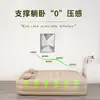 Cama inflable engrosada, totalmente automática, para camping al aire libre, doble plegable, elevada, portátil, colchón de aire individual para uso doméstico