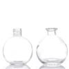 Nueva botella de aroma de vidrio transparente esférica de 250 ml sin fuego, tapa de bayoneta de rosca, botella difusora de fragancia de perfume de aceite esencial