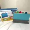 Cocina Hogar Clasificación Tabla de Cortar Juego de Cuatro Piezas Juego de Tablas de Cortar de PP Tabla de Cortar de Plástico Grado Alimenticio Suplemento Alimenticio para Bebés Tabla de Cortar