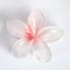 Presilha de Cabelo Flor de Frangipani Mais Vendida, Presilha de Garra para Cabelo, Presilha Tubarão, Tamanho Grande para Cabelos Grossos, Acessórios Populares, Joias Yiwu