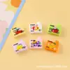 Brinquedos de Comida Simulada, Bebidas de Suco de Fruta Concentrado, Acessórios de Resina, Cola de Creme DIY, Elásticos de Cabelo, Acessórios de Cabelo, Capas de Celular, Pingentes para Tamancos