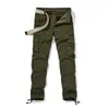 Pantalones de Trabajo Rectos para Hombre, Algodón Puro, Pantalones Casuales Multibolsillos, Ropa para Hombre de Marca Moderna, Pantalones Lavados para Jóvenes, Pantalones para Hombre de Todas las Estaciones