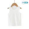 Camiseta sin mangas de algodón para bebé, chaleco para bebé, camiseta básica delgada para hombre y niño, camiseta de verano sin mangas