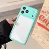 Funda de Gel Macaron J4 para Teléfono Compatible con Apple 17PROMAX Moderna 16PRO Agujeros Precisos Ventana Grande 11/12
