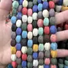 Cuentas Sueltas de Piedra Volcánica de Colores con Forma Especial Aromaterapia con Aceites Esenciales Cuentas Redondas de Piedra Volcánica Abalorios Hechos a Mano Accesorios para Joyería DIY Venta al por Mayor