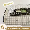 Lençol de cama de gaze dupla camada espessado com estampa floral de outono/inverno grau A, peça única, adequado para dormitórios estudantis, inclui uma capa de edredom e uma fronha, um conjunto de três peças, e pode ser usado nas quatro estações.