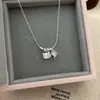 Doce Fofo Design Gato Pirulito Pingente Corrente Clavícula Versátil Temperamento Geométrico Zircônio Estrela de Cinco Pontas Colar