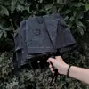 Guarda-chuva Que Floresce Quando Exposto à Água, Alto Valor Estético para Meninas, Ampliado, À Prova de Vento, Espessado, Uso Duplo para Sol e Chuva, Proteção Solar, Pequeno Guarda-chuva Automático Portátil