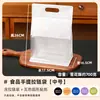 Bolsa para galletas Snowflake Crisp, bolsa Ziplap para dulces y snacks, sellada, autoportante, transparente, para hornear en casa.