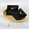 Estoque de Fábrica Atacado Popular Tampa Redonda Metal Snap Saco Microfibra Embalagem Universal Decoração Saco de Armazenamento de Joias