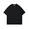 Camiseta de Manga Curta para Homem, Marca Tendência de Verão, Algodão Mamba com Sensação de Gelo, Caimento Solto Casual Esportivo Masculino, Top Masculino Amigo da Pele e Respirável