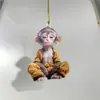 Cross-border um pequeno leão fofo transportadora interior acrílico pingente dia dos namorados decorativo saco chaveiro pingente