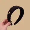 Diadema de Lana con Letras de Ala Ancha para Mujer Otoño e Invierno, Estilo Año Nuevo, de Alta Gama, Elegante, a la Moda, Accesorio para el Cabello para Lavarse la Cara