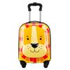 Maleta de Carrito Infantil Animales de Dibujos Animados Maleta de Cabina 18 pulgadas Maleta de Regalo Bolsa de Equipaje para Niñas Maleta Ligera Portátil