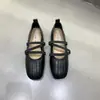 JIAMEIRUI Camry Sola Macia Face Macia Confortável Design de Sapatos Mary Jane Bico Quadrado Boca Rasa Sapatos de Ballet