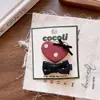 Nuevo Pasador Rojo y Negro de Tela de Otoño Temprano para Niños Coreanos Pinza Lateral para Niña Algodón Apilado Estrella Pinza para Adultos