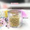 Pedra Cristal Colorida Transparente Cascalho Paisagem Micro Assimétrica Manicure DIY Cola Slime Material 15g