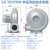 Ventilador para fogão a diesel e a gás Yongcheng, marca Crisântemo, soprador centrífugo de média pressão para fogões de cozinha, ventilador de 180W