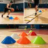 Disco marcador futebol basquete equipamento de treino obstáculos disco marcador marcadores de canto cones de trânsito fabricante em estoque atacado discos marcadores