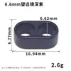 Hebilla ajustable de doble agujero de 5-10 mm, herraje para cordón de teléfono de aleación de zinc, tope de cordón, telescopio metálico de dos vías