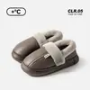 Novas Pantufas de Algodão com Solado Grosso 2026 com Lã Adicionada e Espessamento, Sapatos para Idosos para Uso Doméstico, Podem Ser Usados ao Ar Livre, Quentes, Sensação de Nuvem, Pantufas de Algodão que Cobrem o Calcanhar