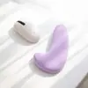 Alfombrilla de ratón ergonómica con reposamuñecas en forma de media luna, cojín de soporte de muñeca de silicona para aliviar la presión de la muñeca, almohada para mano antideslizante para uso en oficina con ordenador