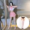 Sexy Underwear Bow Nightclub Blue Floating Sand Underwear Sexy Sailor Uniforme Tentador Puro Desejo Nightclub Uniforme