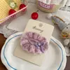 Estilo Coreano Nuevo Clip Oval para el Pelo con Lazo de Lana Dulce Accesorio para el Cabello Infantil Clip para el Flequillo Lateral de la Frente de Niña Tocado