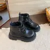 Botas Martin para niños, nueva colección otoño/invierno 2026, botas de cuero para niñas, botines de estilo británico, botas de princesa para niñas pequeñas, de moda para niños mayores