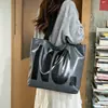 Nova bolsa de ombro feminina de grande capacidade 2026, bolsa de ombro moderna para o trabalho, bolsa tote para estudantes para a escola e bolsa casual para passeios
