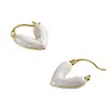 Pendientes con Forma de Corazón 2025 Nuevo Estilo Pendientes Elegantes Versátiles de Alta Gama Diseño de Nicho Pendientes Ligeros de Lujo Pendientes con Estilo