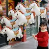 Balões de Folha de Alumínio de Pônei Nobre de Desenho Animado para o Ano Novo de 2026 Decoração de Festa de Aniversário Infantil Barraca de Mercado Noturno Atacado