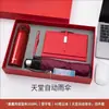 Caderno A5 com Logo Personalizável, Capa Dupla para Escritório, Bolso Interno, Bloco de Notas, Copo Térmico, Conjunto de Guarda-chuva