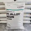 Plástico para Carcasa de Aparato Eléctrico Grado de Inyección Resistente al Calor Alta Dureza Ignífugo V0 PC/ABS Chimei Taiwán