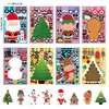 Pegatinas de Papel de Dibujos Animados Navideños DIY de Expresión de Venta Caliente Transfronteriza Pegatinas Selladoras para Decoración de Muñeco de Nieve Árbol de Navidad