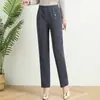 Pantalones extra grandes para mujeres de mediana edad y mayores, pantalones de estilo western para madre, moda de alta gama, pantalones rectos, nuevos para otoño e invierno, pantalones cálidos con temperamento