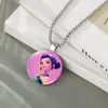 Accesorios de Collar K-Pop de Grupo de Chicas Cazadoras de Brujas Más Vendidos Transfronterizos Collar con Colgante de Piedra del Tiempo Collar de Piedra Preciosa Fábrica al por Mayor