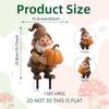 Uma Variedade de Novos Produtos, Figuras Criativas Fofas de Anões com Lanternas, Inserções Decorativas de Jardim de Pátio em PVC, Inserções de Solo, Adereços Decorativos