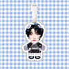 Etiqueta de equipaje nueva de He Junlin Colgante para mochila Decoración Etiqueta colgante Ventilador Mercancía Mismo estilo de Tiktok