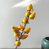 Materiais Florais para Véspera de Ano Novo Transfronteiriços, Eucalipto, Pequenas Frutas Vermelhas, Flores Artificiais Douradas para Festas de Natal e Ano Novo