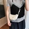 2026 Nuevo Estilo Coreano Moda Versátil Nicho Bolso Croissant con un Toque de Alta Gama, Bolso Cruzado Casual y Simple de un Solo Hombro