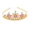 Faixa de Cabelo Coroa de Nova Liga Transfronteiriça Crianças Desfile de Moda Performance de Feriado Acessórios de Cabelo Decoração de Festa de Aniversário Coroa Tiara