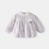 Chaqueta Acolchada Otoño e Invierno Estilo Nuevo Ropa de Algodón Engrosada para Niñas Abrigo de Algodón Superior Ropa de Invierno para Bebé Ropa Cálida