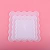 Productos Yixing Molde de Resina DIY Molde de Bandeja de Tres Niveles Cuadrada con Forma de Ola Molde de Resina Bandeja Transfronterizo