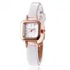 Relógio Feminino Quadrado Pequeno com Pulseira Fina Estilo Coreano de Luxo Leve, Relógio Feminino com Temperamento Retrô Artístico, Versátil de Alta Estética Quartz para Prova, Atacado