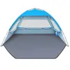 Tienda de campaña plegable popular para exteriores transfronteriza, tienda de campaña portátil totalmente automática de apertura rápida para playa, camping y protección solar